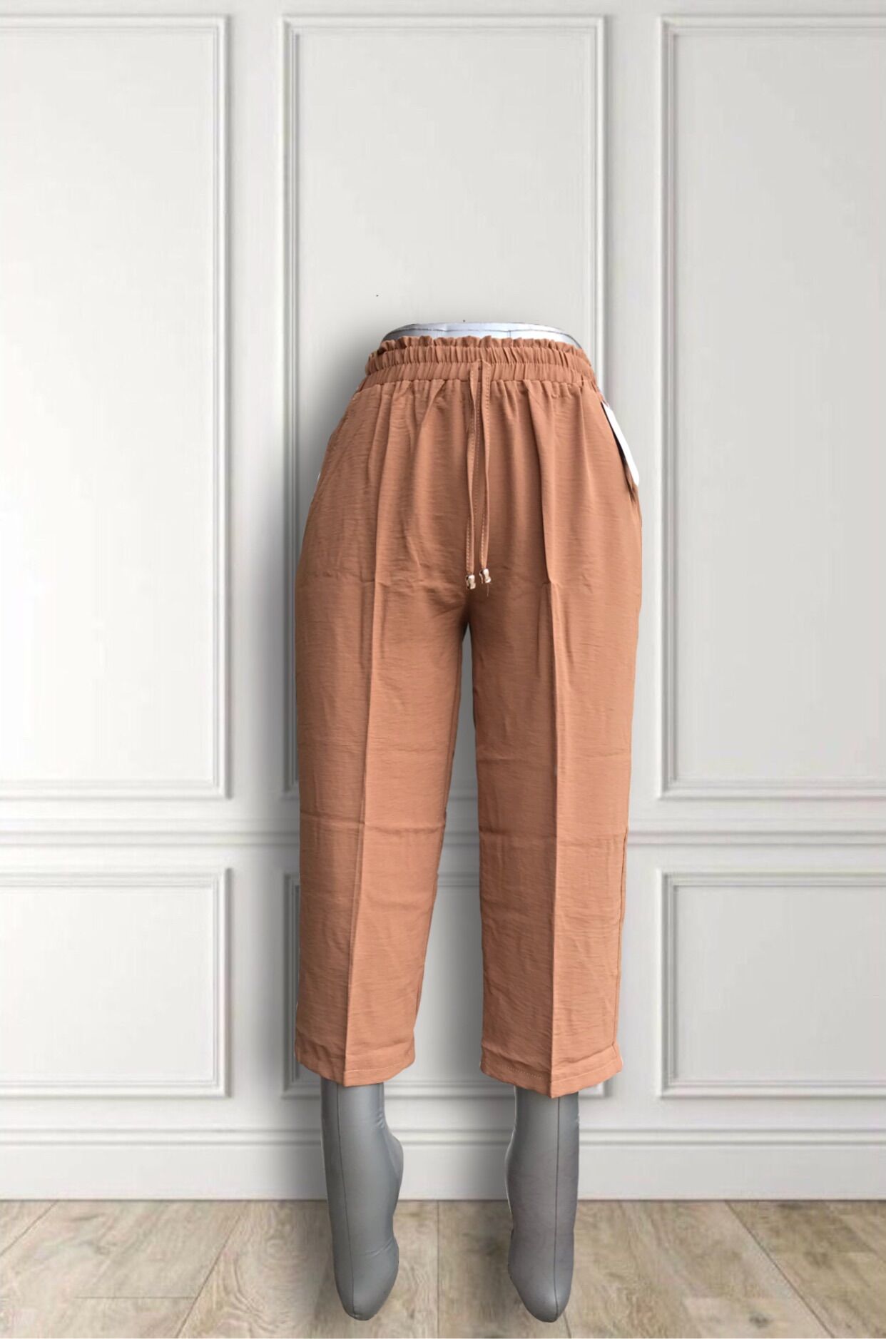 [HCM]QUẦN LỬNG ĐŨI ỐNG RỘNG NỮ LƯNG THUN CO DÃN {18} ( HÌNH THÂTH 100%)