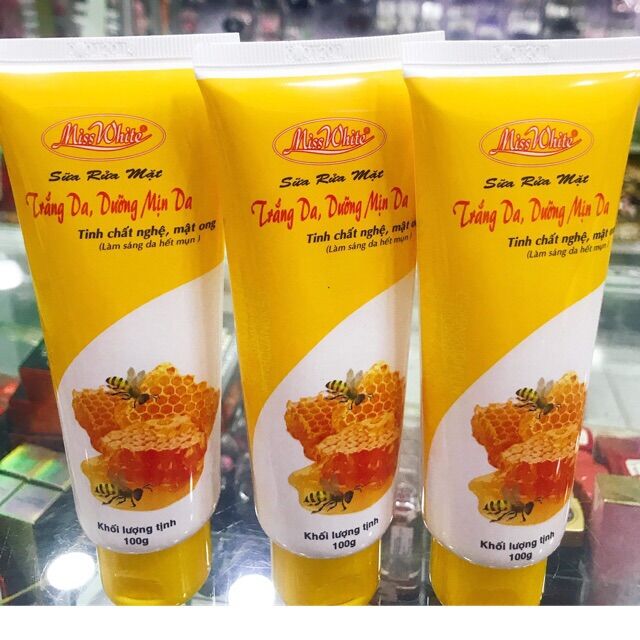 Sữa rửa mặt trắng da miss white 100g