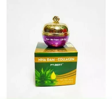 Kem mụn mụn thâm mờ sẹo pt bert nha đam collagen 15g