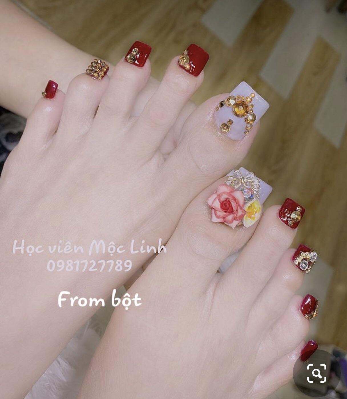 Top các mẫu sơn móng chân màu đỏ mận giúp nàng tôn da  websosanhvn