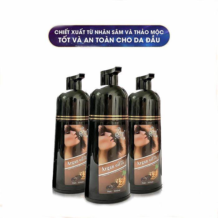 [HCM]dầu gội SIN HAIR nhật bản 500ml (màu nâu)