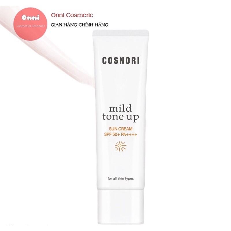 [Hcm]Kem Chống Nắng Cosnori Mild Tone Up Suncream Spf 50+ Pa++++ 50Ml