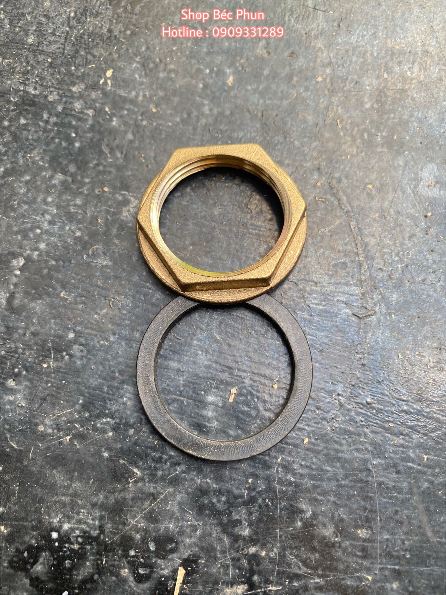 Tán đồng và ron cao su phi 21 27 34