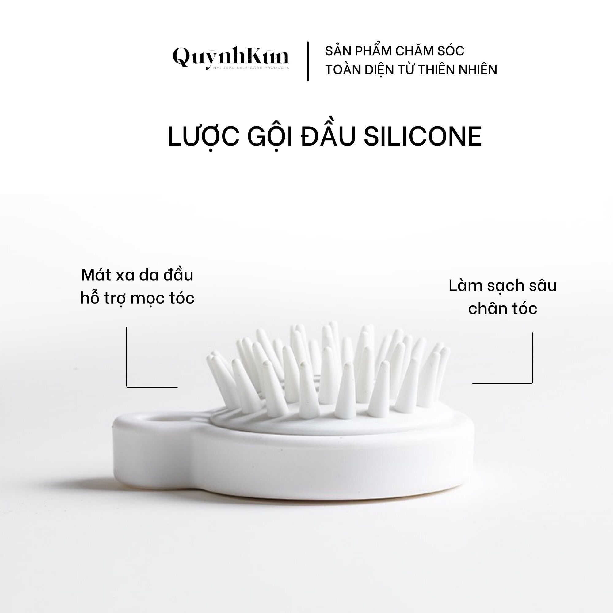 LƯỢC GỘI ĐẦU MASSAGE SILICONE