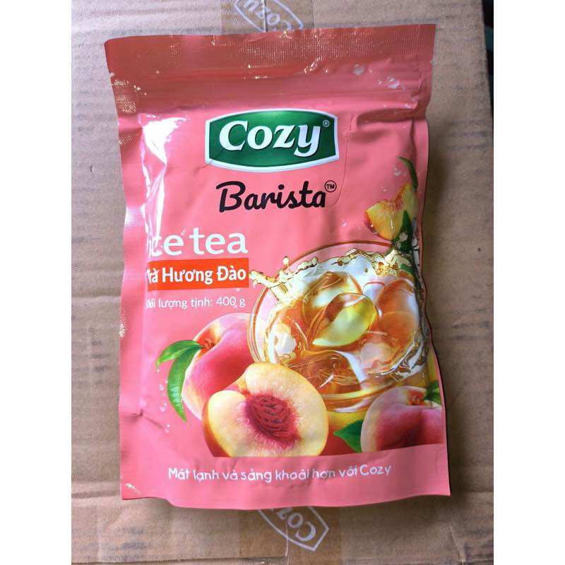 Trà cozy đào hoà tan 400gr/gói
