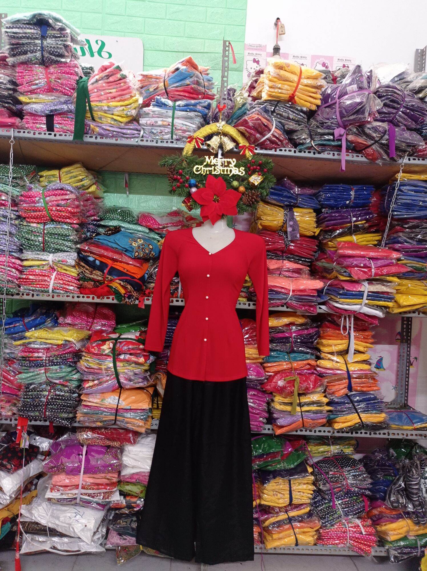 áo bà ba trơn có kèm quần  (