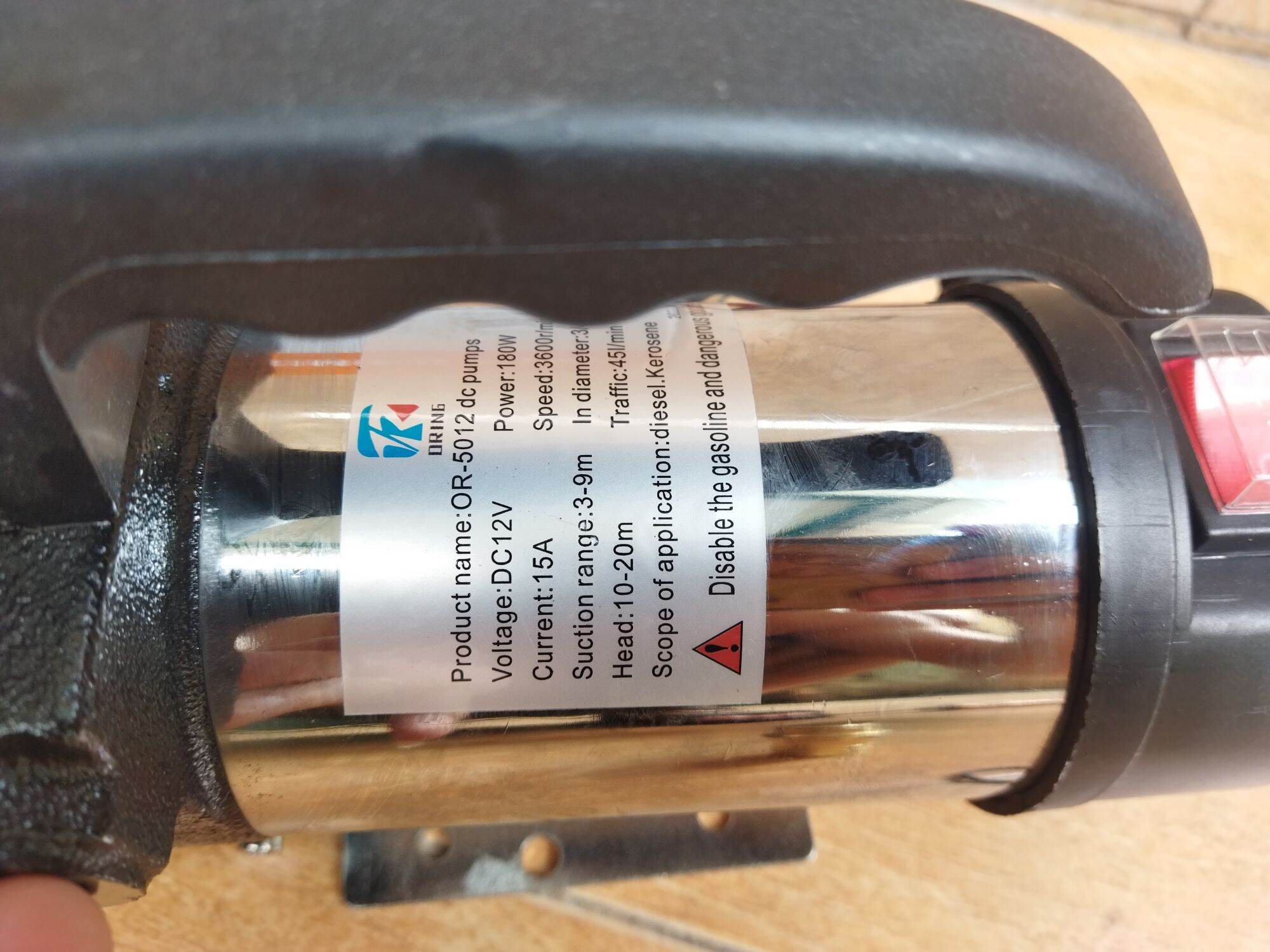 máy bơm dầu diesel và nhớt 12v OR _5012.