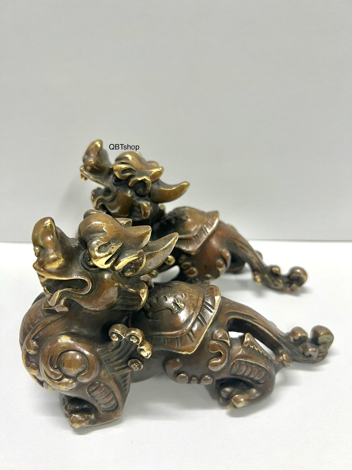 Cặp tỳ hưu bằng đồng