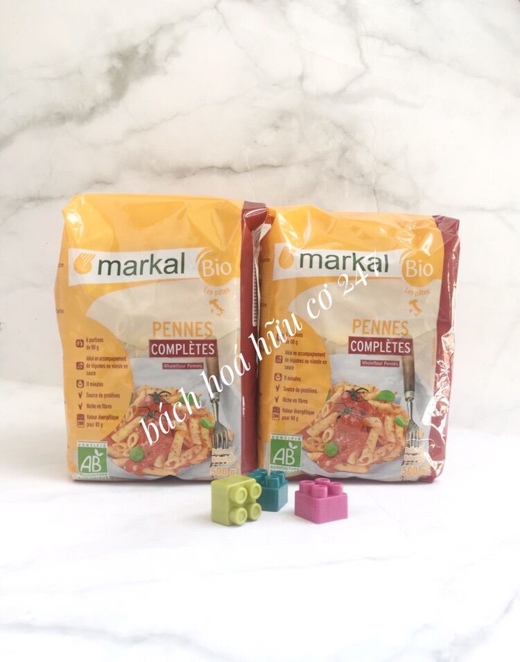 [HCM] [Tách lẻ] Mì ống lứt hữu cơ Markal 100g