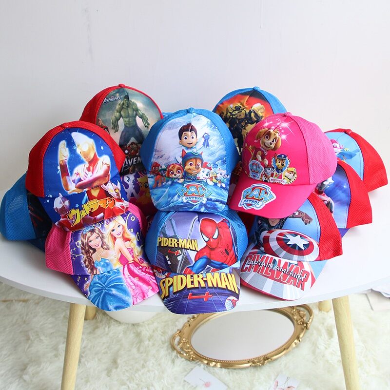 Mũ/Nón kết bé trai bé gái mũ nón đội chó cứu hộ nón Paw Patrol trẻ em nón bé trai mũ lưỡi trai cho bé trai hình siêu nhân người nhện / Mũ Người nhện bé trai Bơ Táo Kids