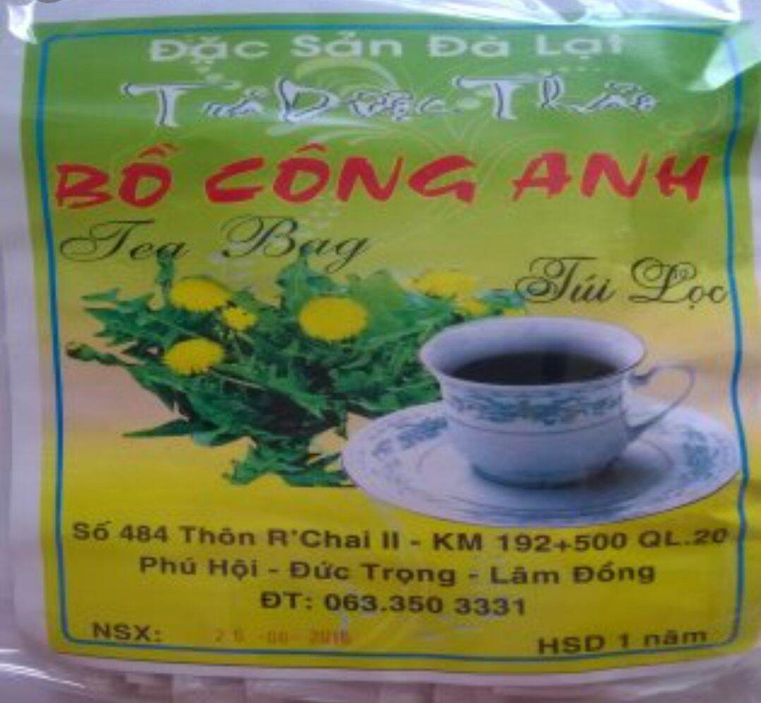(Freeship 15k- 50 k)Trà bồ công anh, trà túi lọc bồ công anh (combo 3 gói, 1 gói 72 túi lọc)