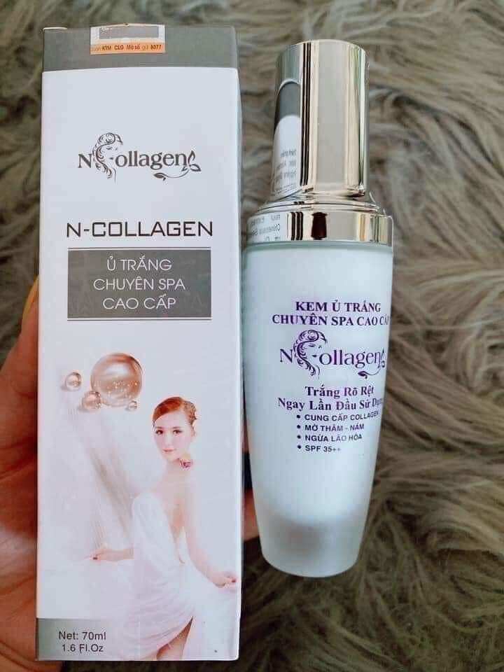 Ủ trắng face ncolagen chuyên spa cao cấp