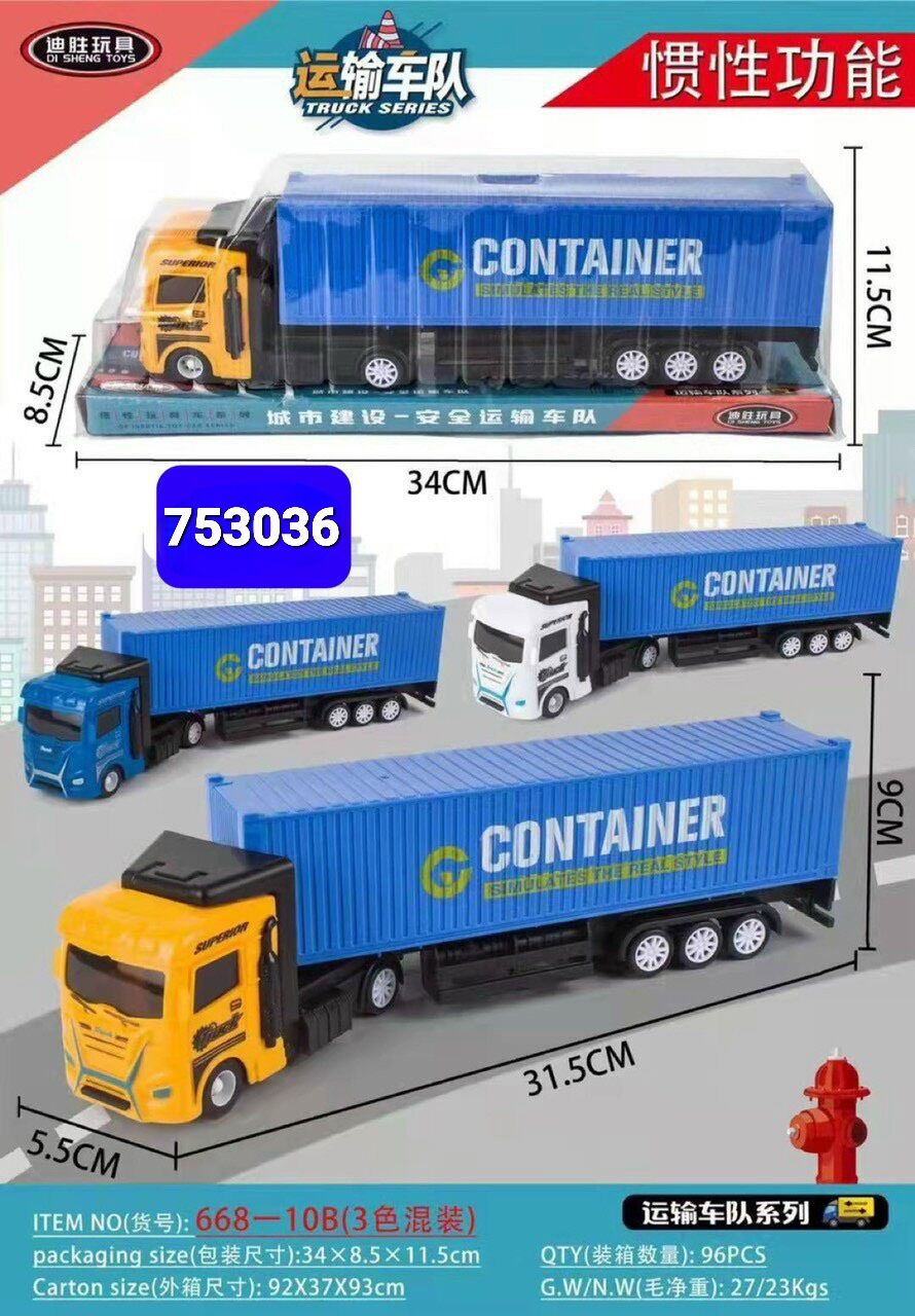 CT_ Xe mô hình container đồ chơi
