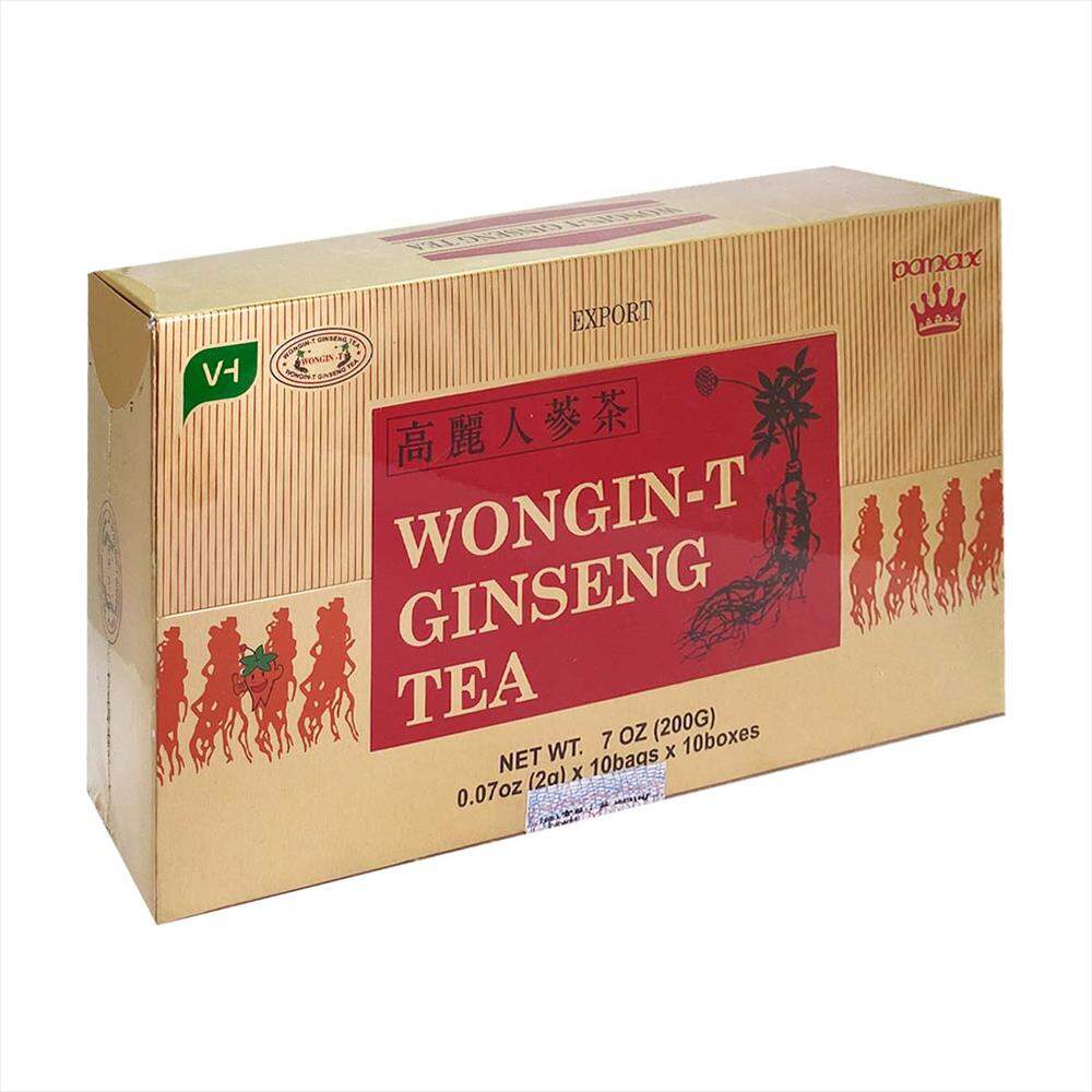 trà sâm, wonginT ginseng tea hộp 100gói