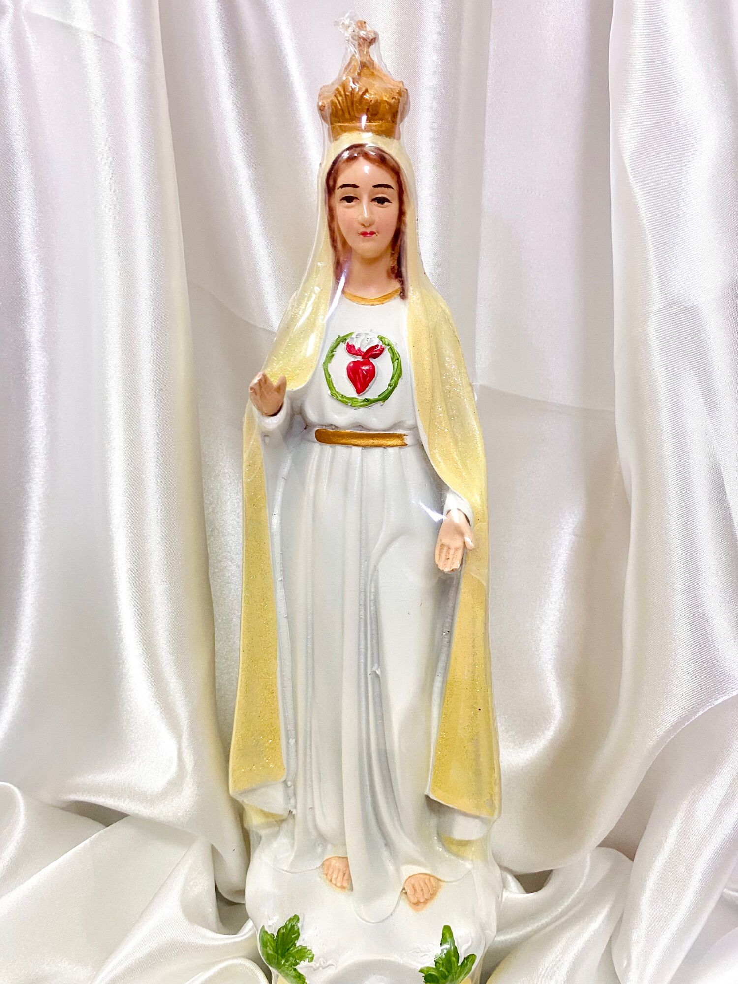 Tượng công giáo - Tượng Đức Mẹ Fatima cao 30cm