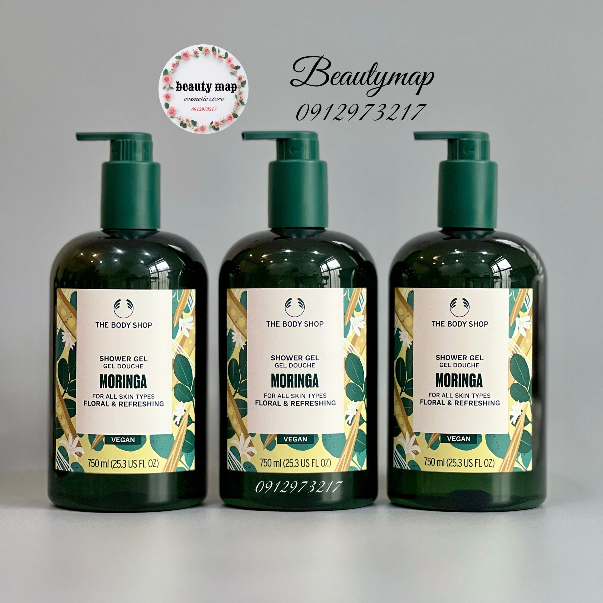 Gel Tắm The Body Shop Moringa 750Ml