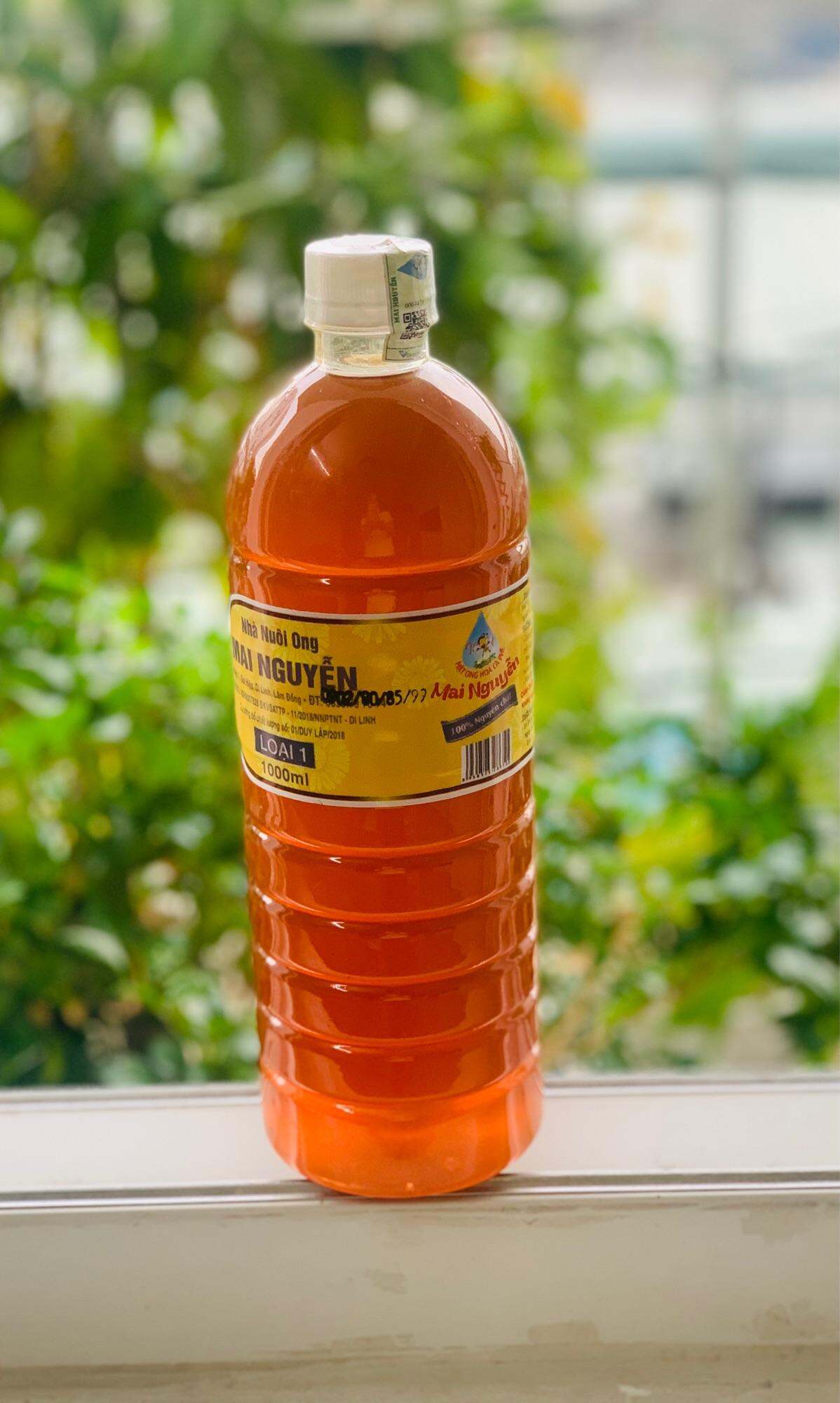 Mật Ong Hoa Cà Phê Mật Ong Tự Nhiên Nguyên Chất Không Pha Trộn,Mật Ong Rừng Nguyên Chất. Mẫu nhãn mới kế bên