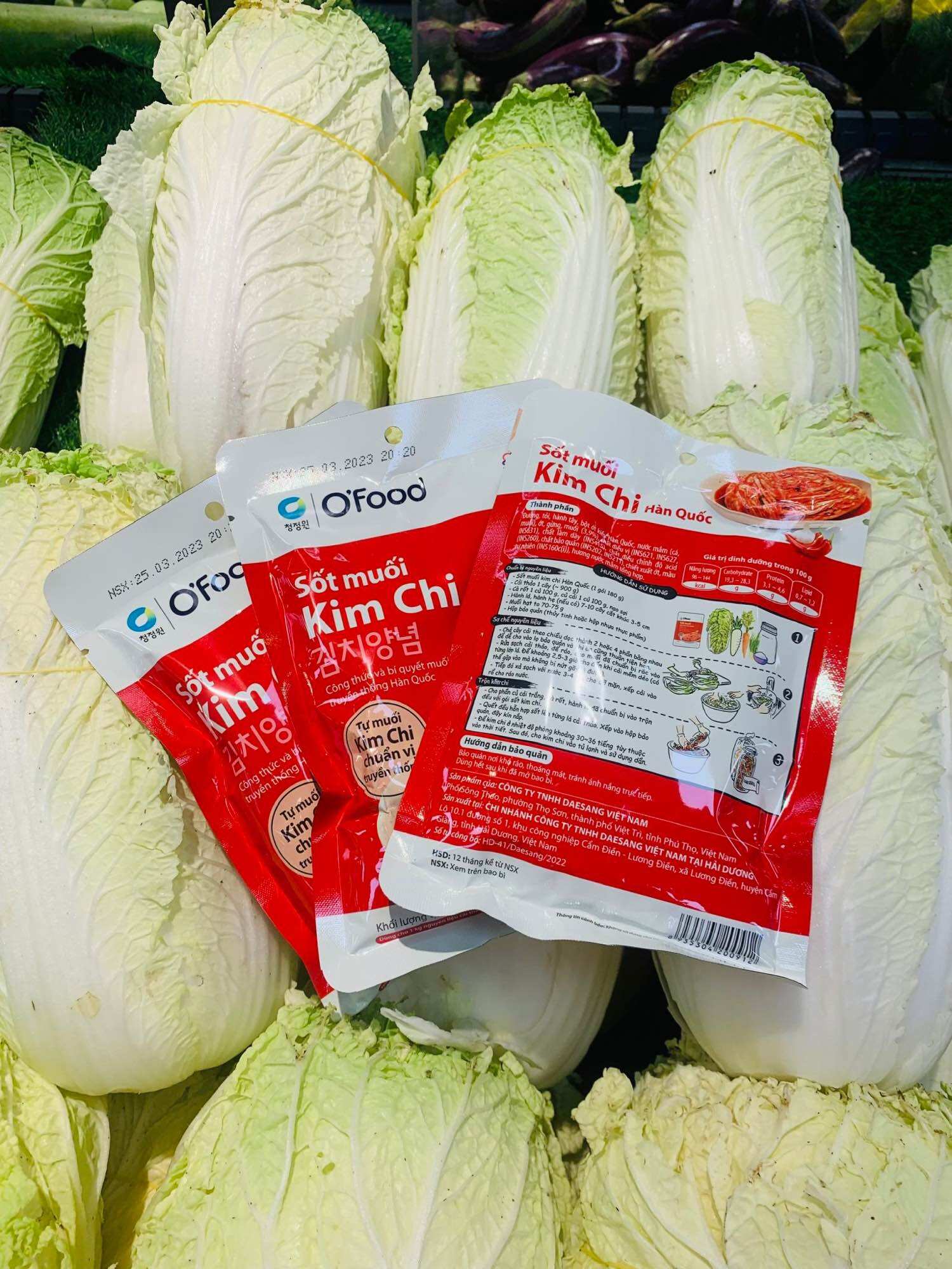 Sốt muối kim chi Hàn Quốc O’Food 180g