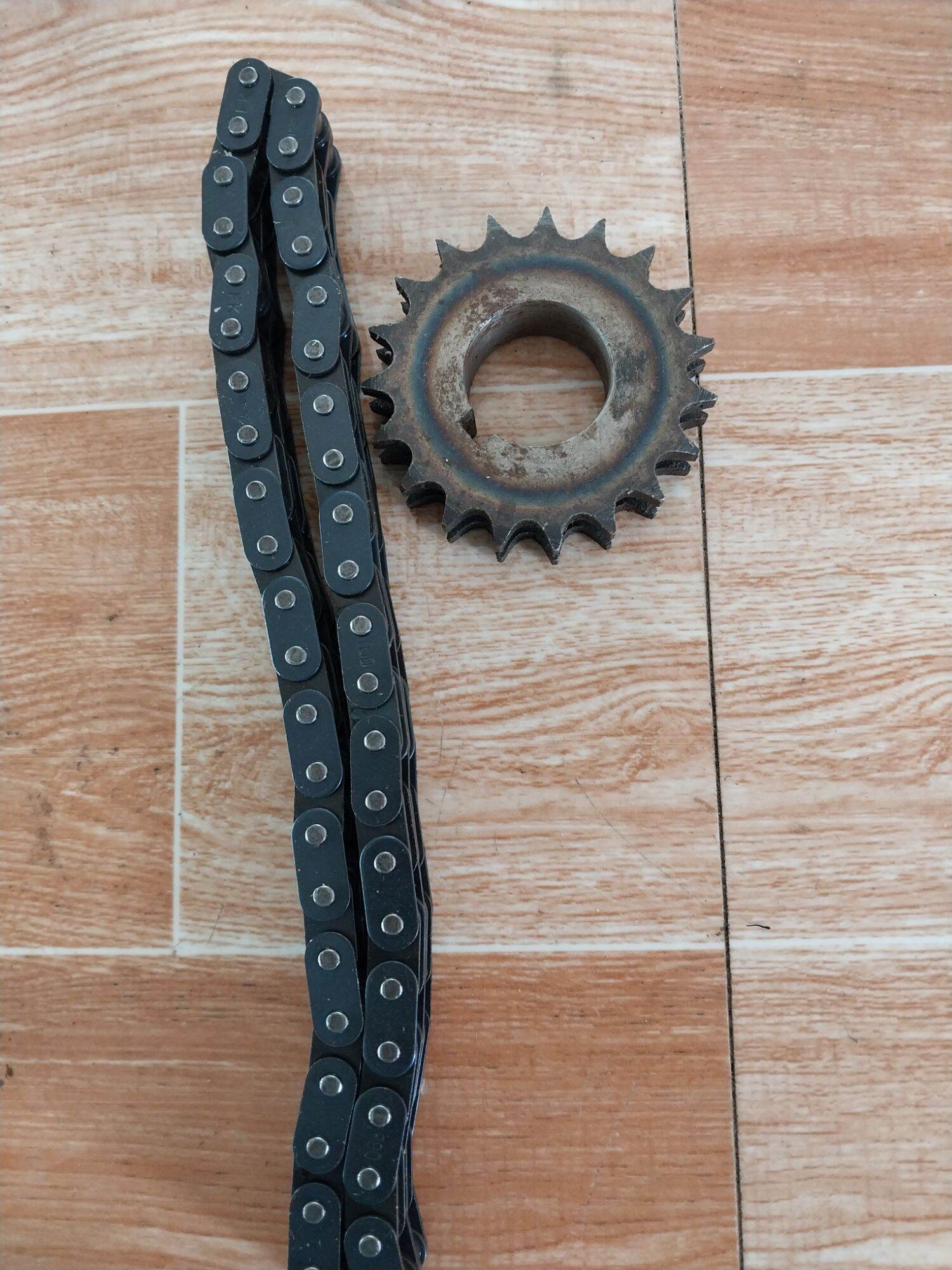 Nhông 19 răng lỗ 19mm và sên đôi 23 mắc
