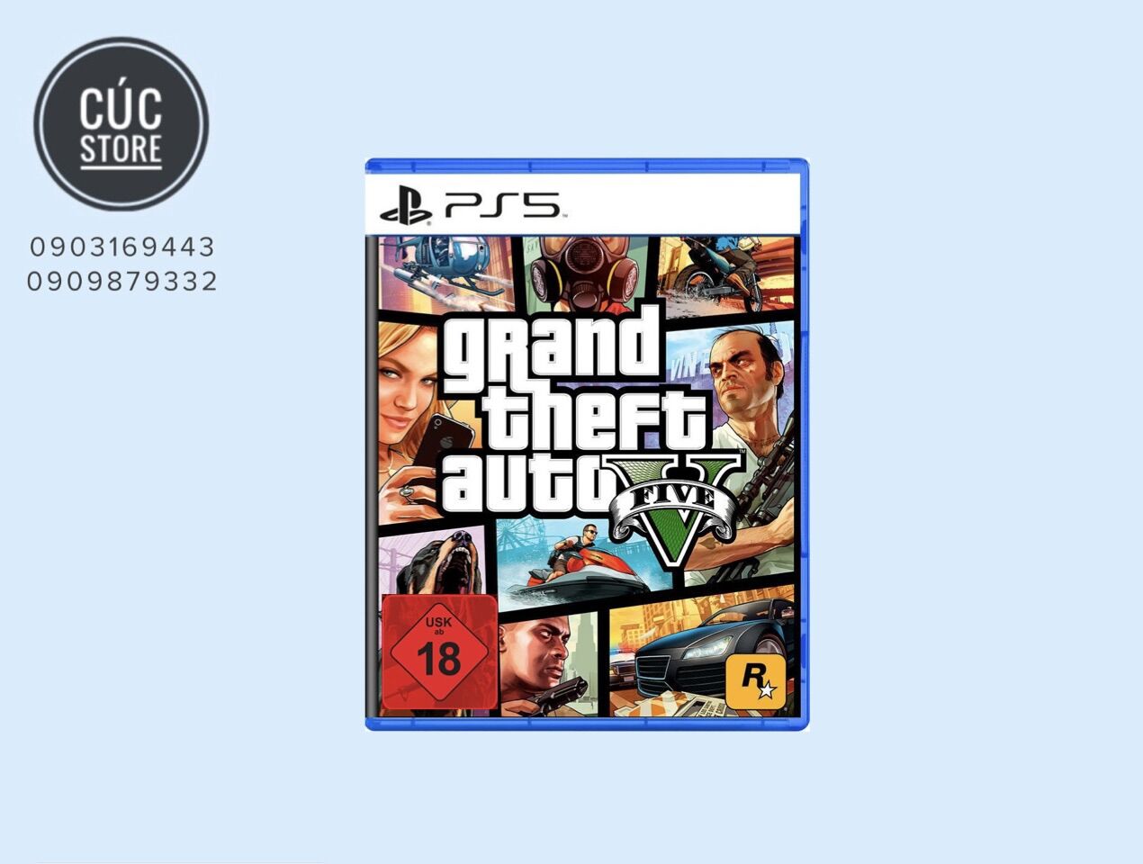 Đĩa chơi game ps4 / ps5: grand theft auto v