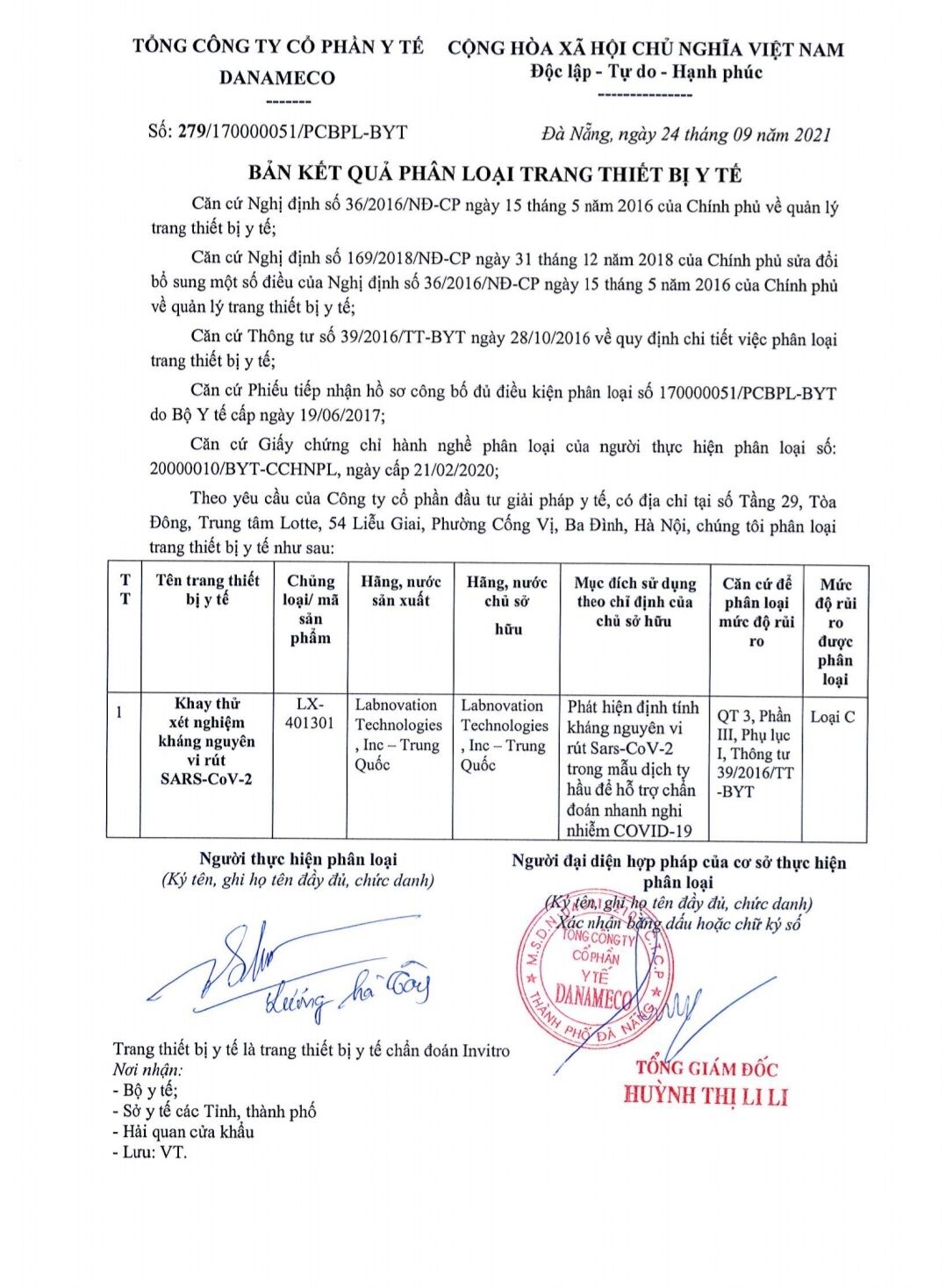 1 hộp test labnovation 20 que