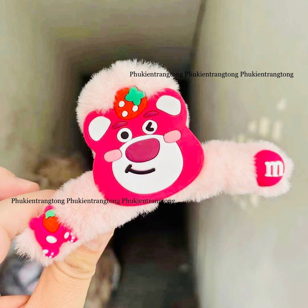 KẸP TÓC CÀNG CUA LÔNG GẤU DÂU LOTSO