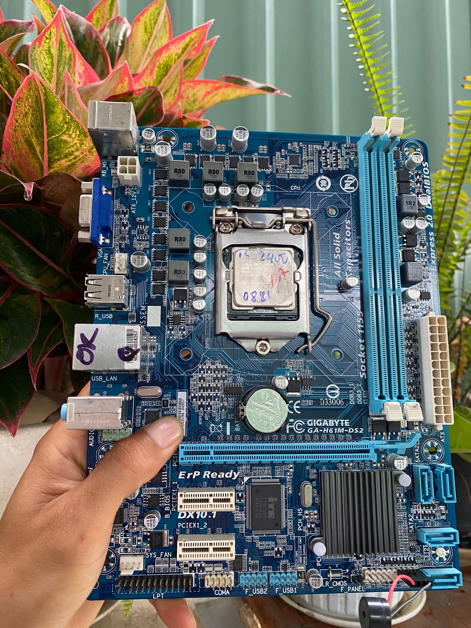 Combo h61 -i5 3340- ram 4g