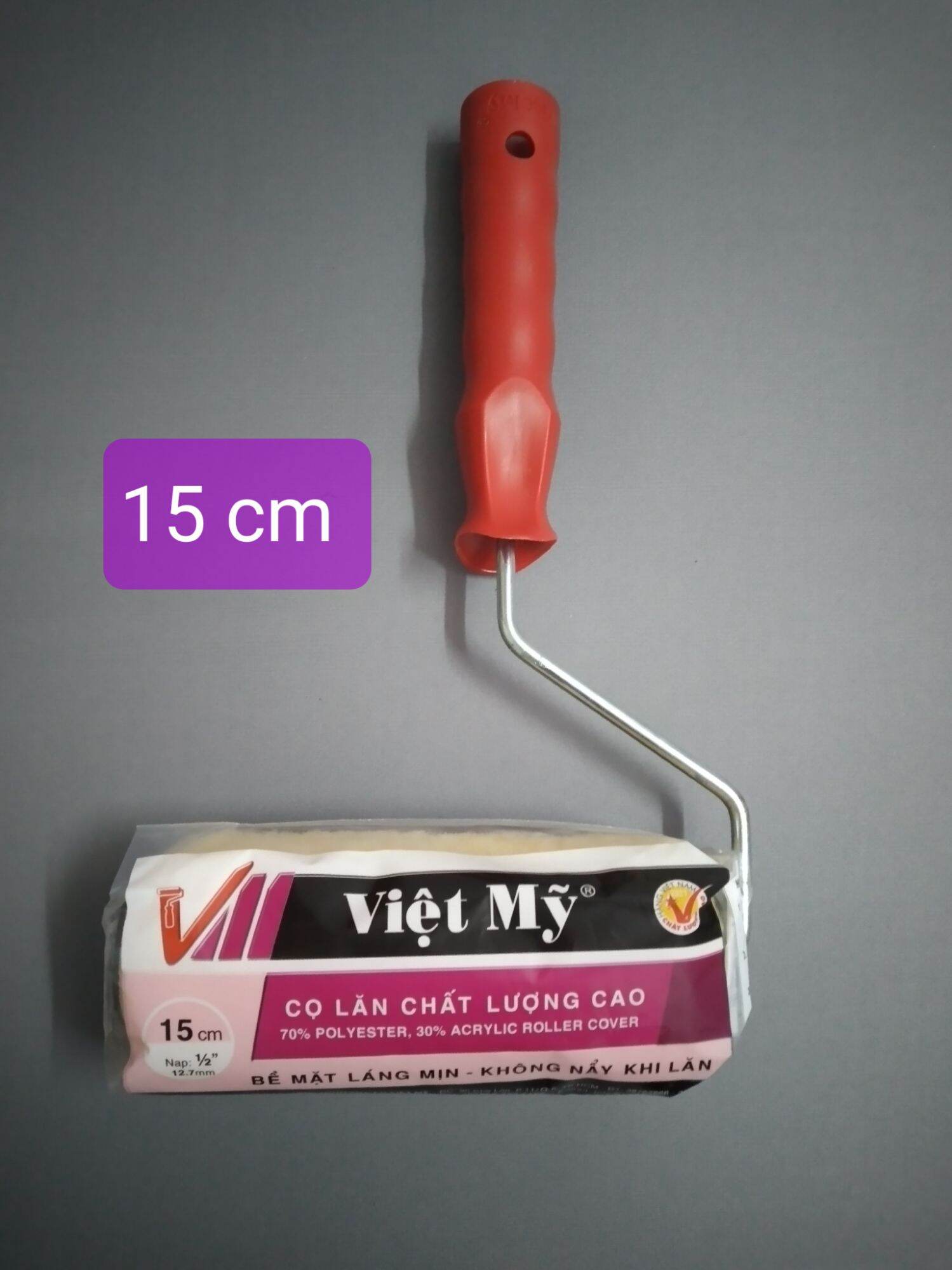 Cọ lăn Việt Mỹ có 4 size, sản phẩm là 1 cây