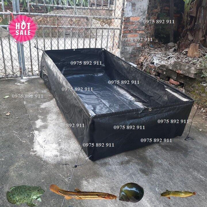Hdpe Tarpaulin Tank for Raising Snails, Frogs and Fish 2X1X0.5 (Premium Type)