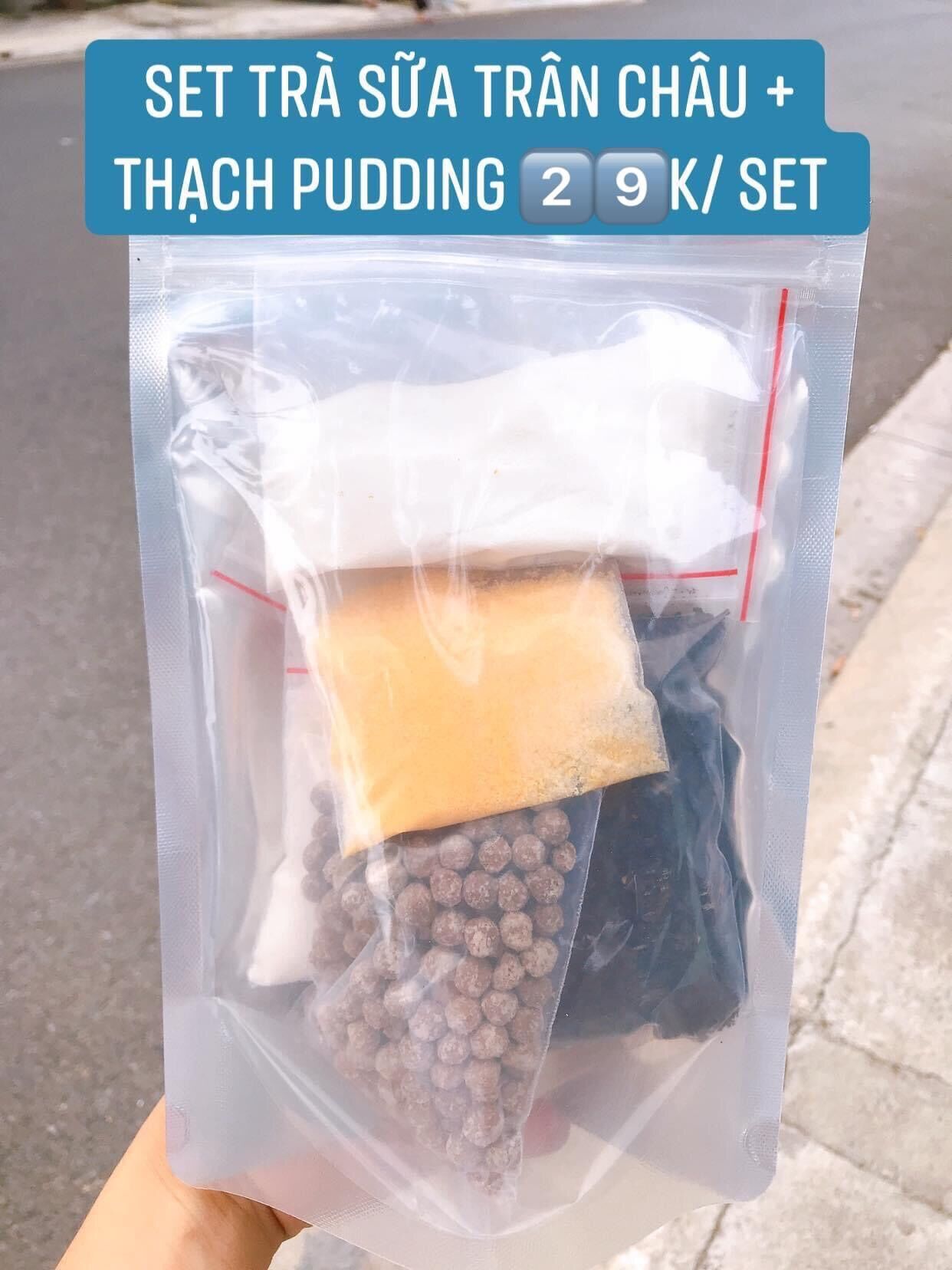 Set nấu trà sữa có thạch