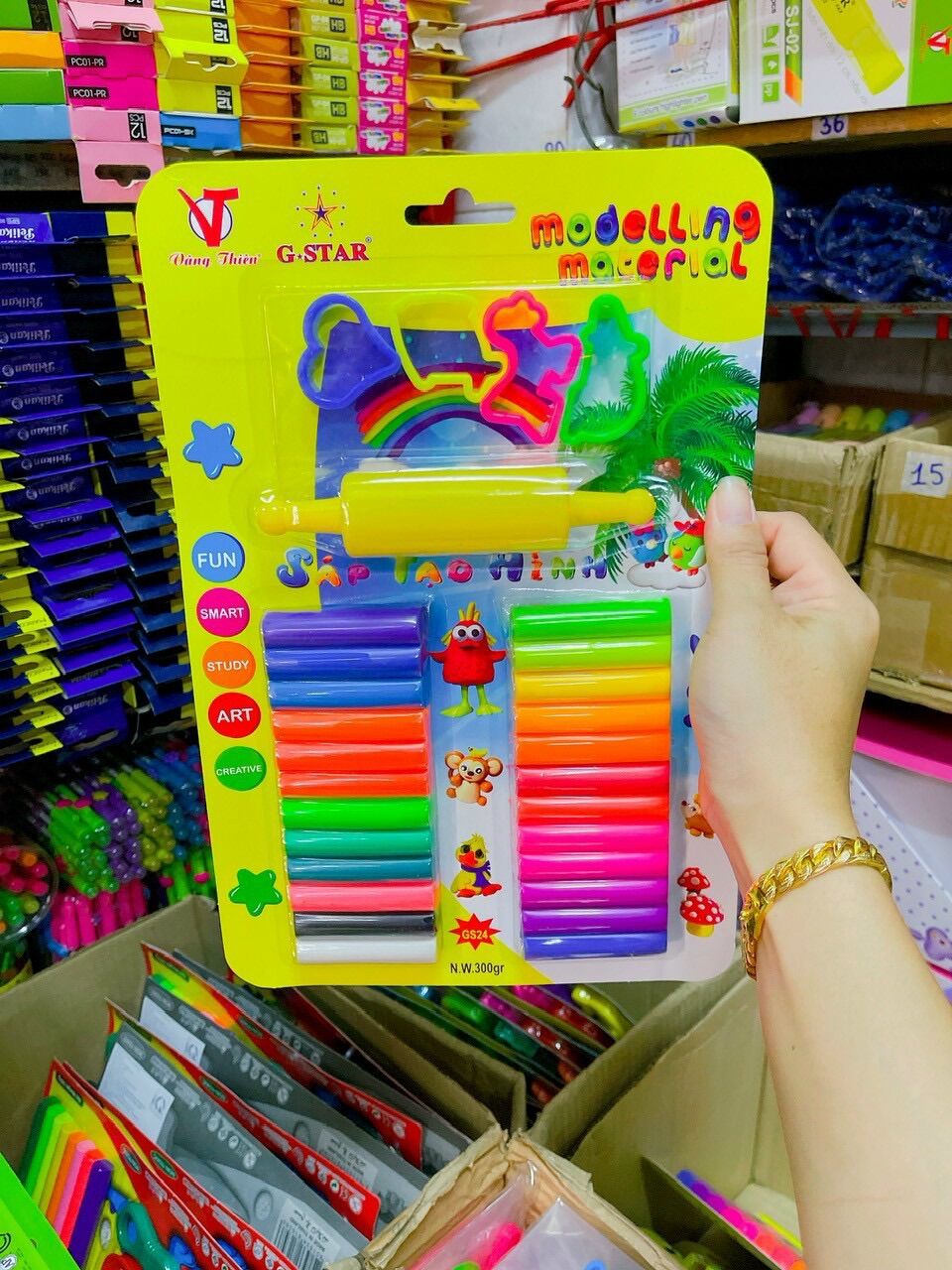 Đất nặn 24 màu