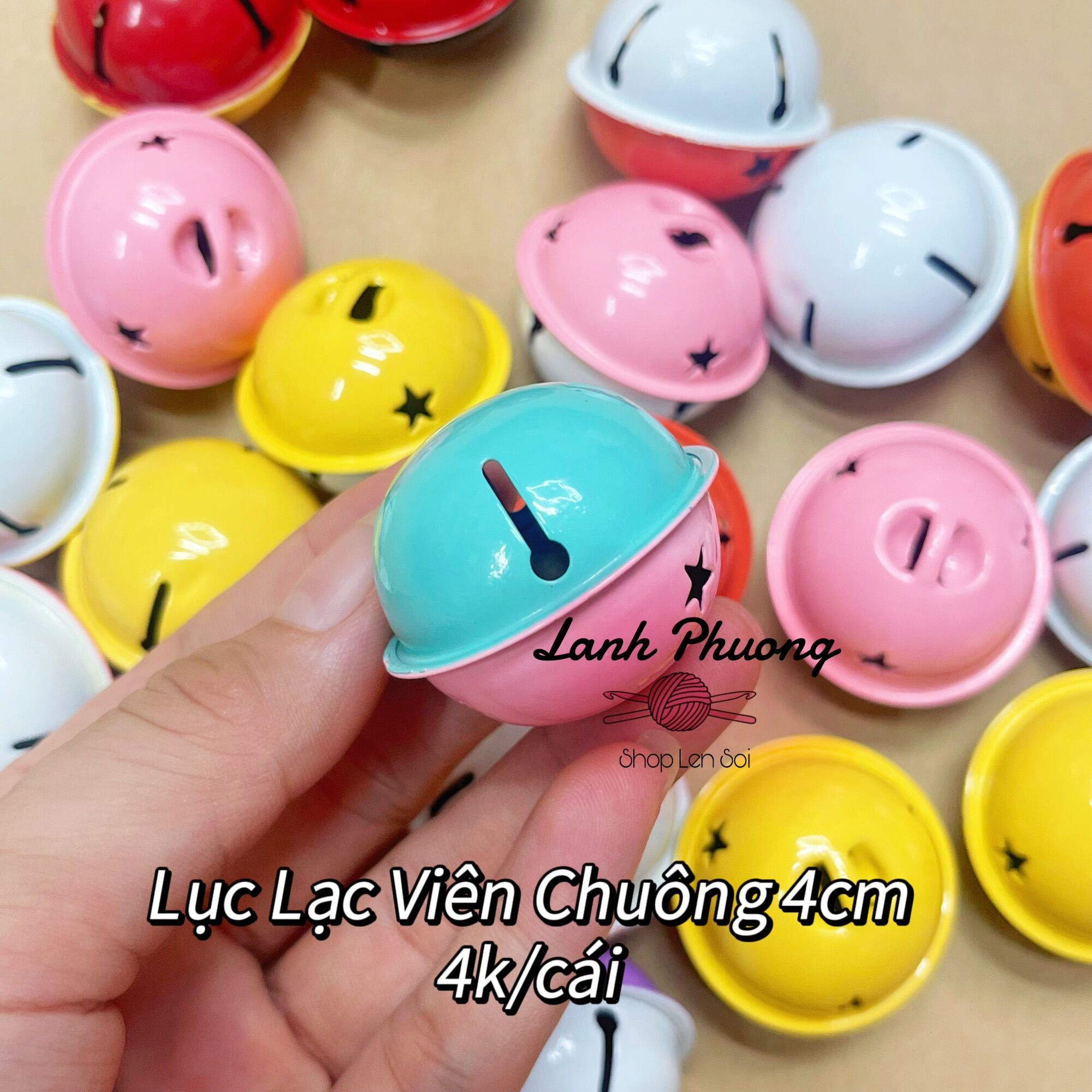 Lục Lạc Viên Chuông 4cm ( 5 cái)