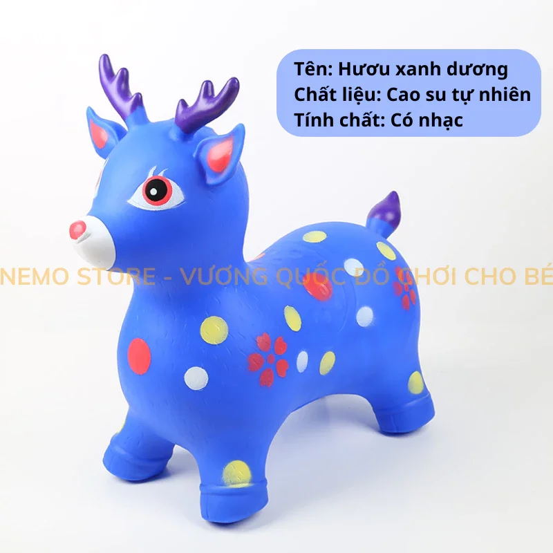 Thú nhún nai có nhạc cho bé