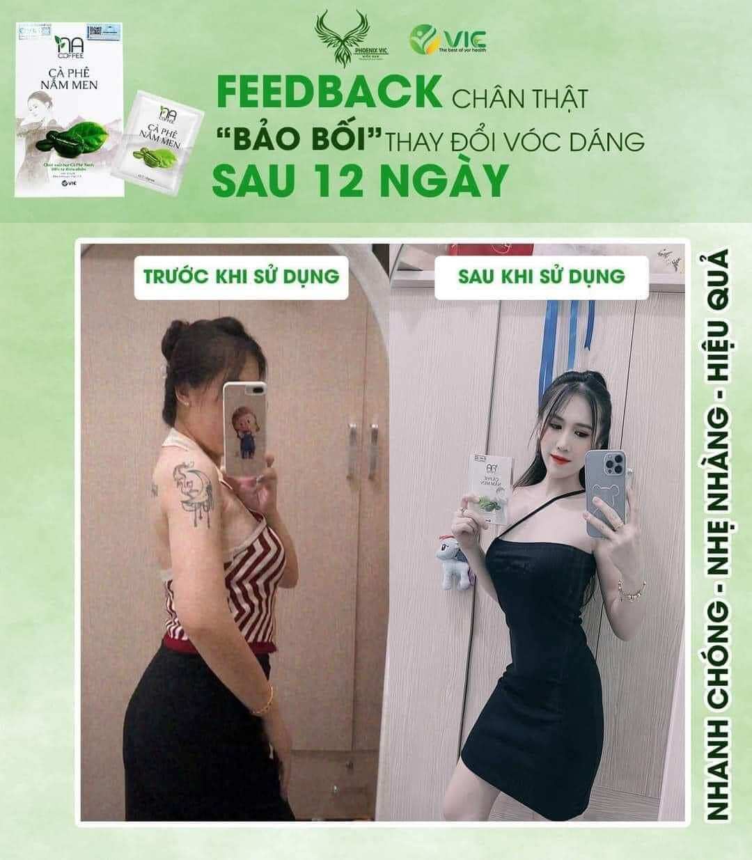 cà phê làm gầy 12 goi