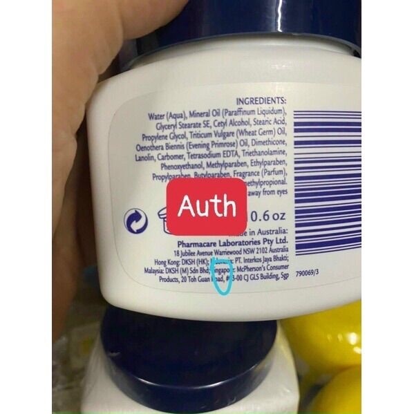 Kem dưỡng vitamin E cream Úc