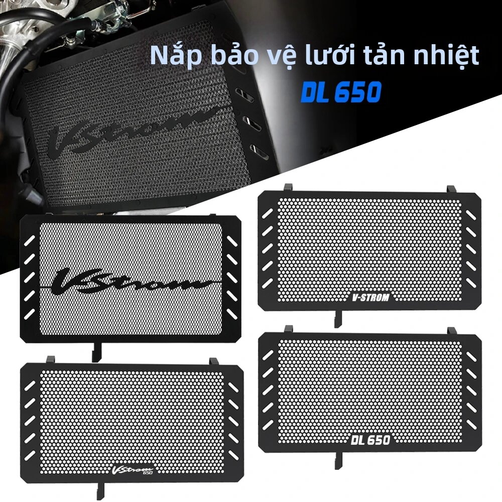 Xe Máy Lưới Tản Nhiệt Bảo Vệ Dành Cho Suzuki V-Strom/VSTROM 650 GTA 650X DL650 2014-2023 Nhôm Làm Mát Bảo Vệ Giá 364,000 Đồng*Miễn phí vận chuyển