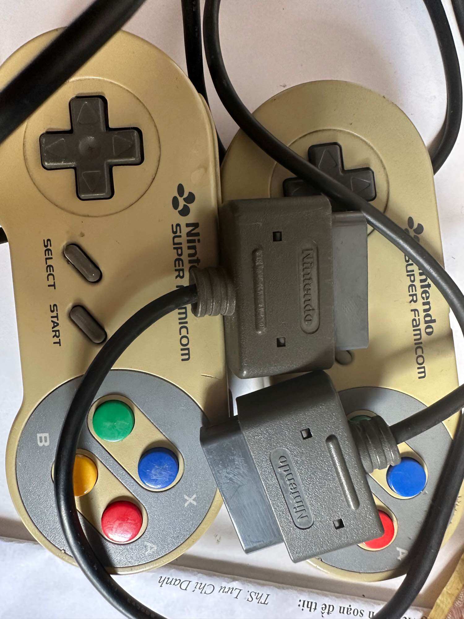 Cặp tay game super famicom chính hãng