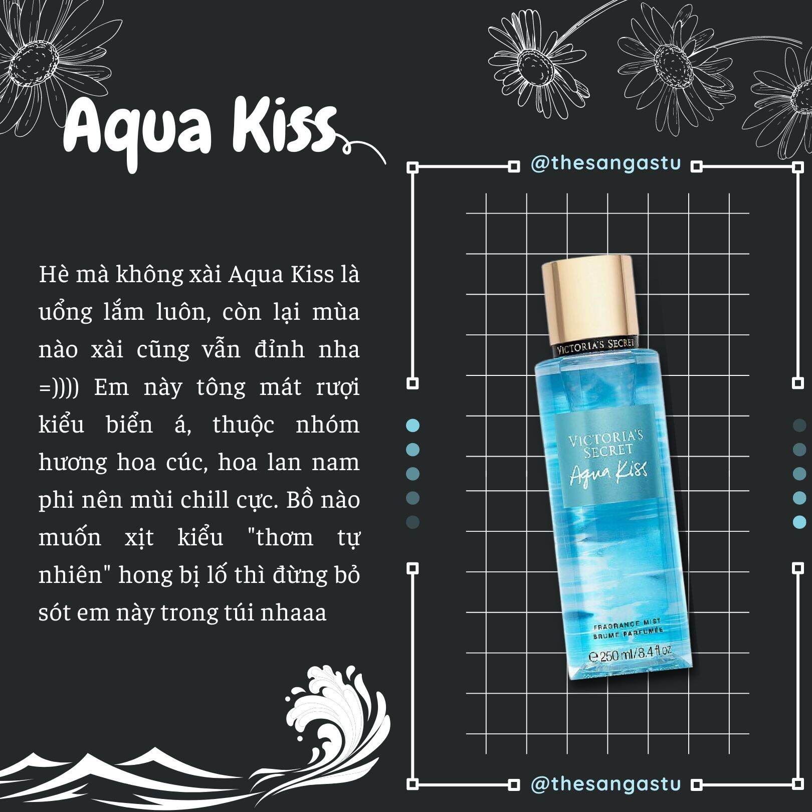 Body Mist Victorias Secret Aqua Kiss