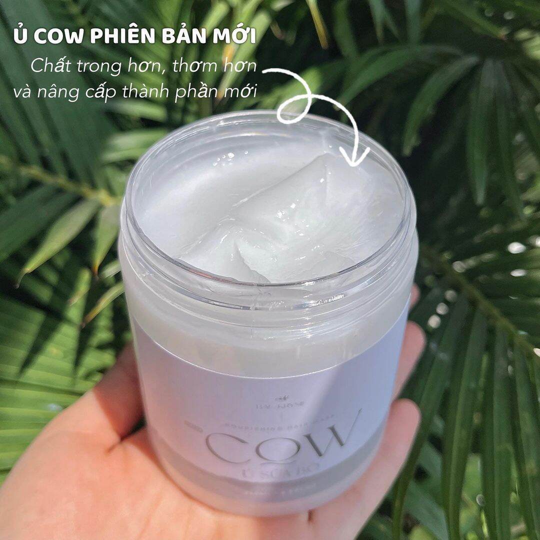 [MUA 1 TẶNG 1] Ủ TÓC COW (kem ủ/xả sữa bò) [New] _ Tặng 1 mũ chùm tóc
