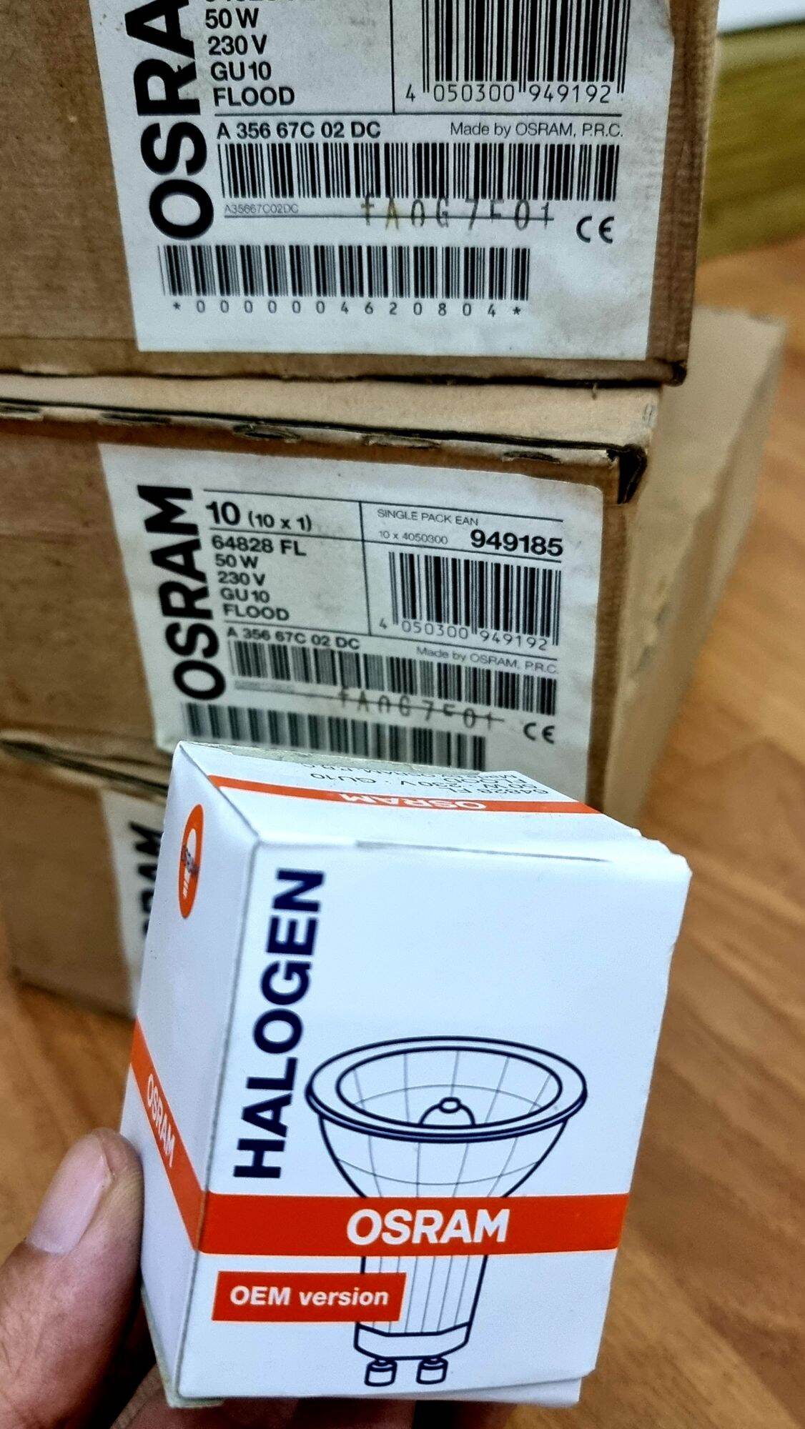Bóng halogen OSRAM HALOPAR16 50W/FL 230V GU10/ UV filter