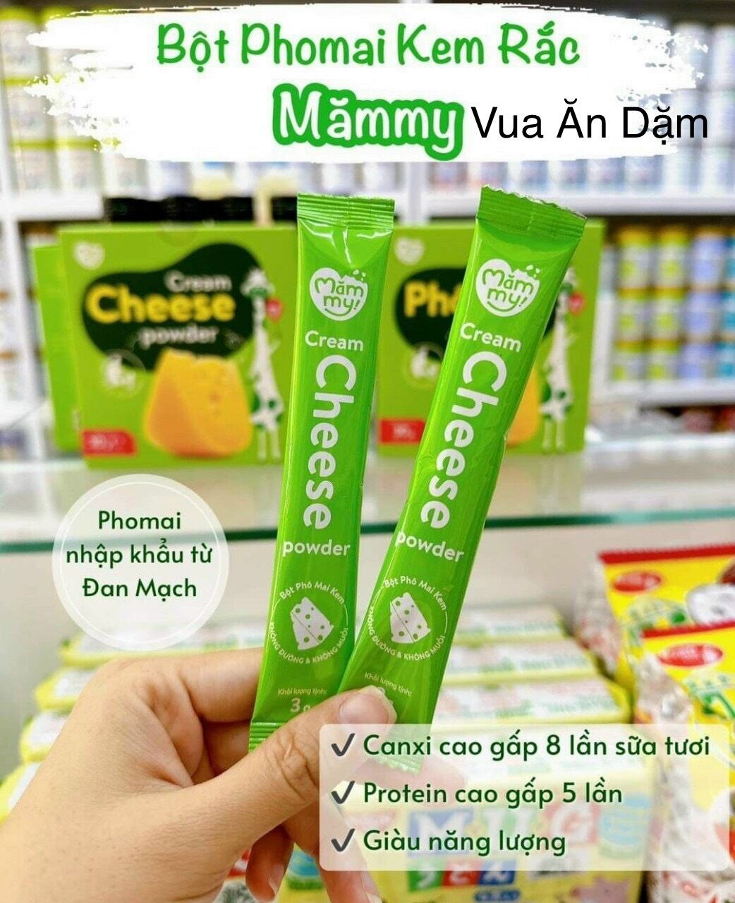 Bột Phô mai tách muối Mămmy béo ngậy, thơm ngon