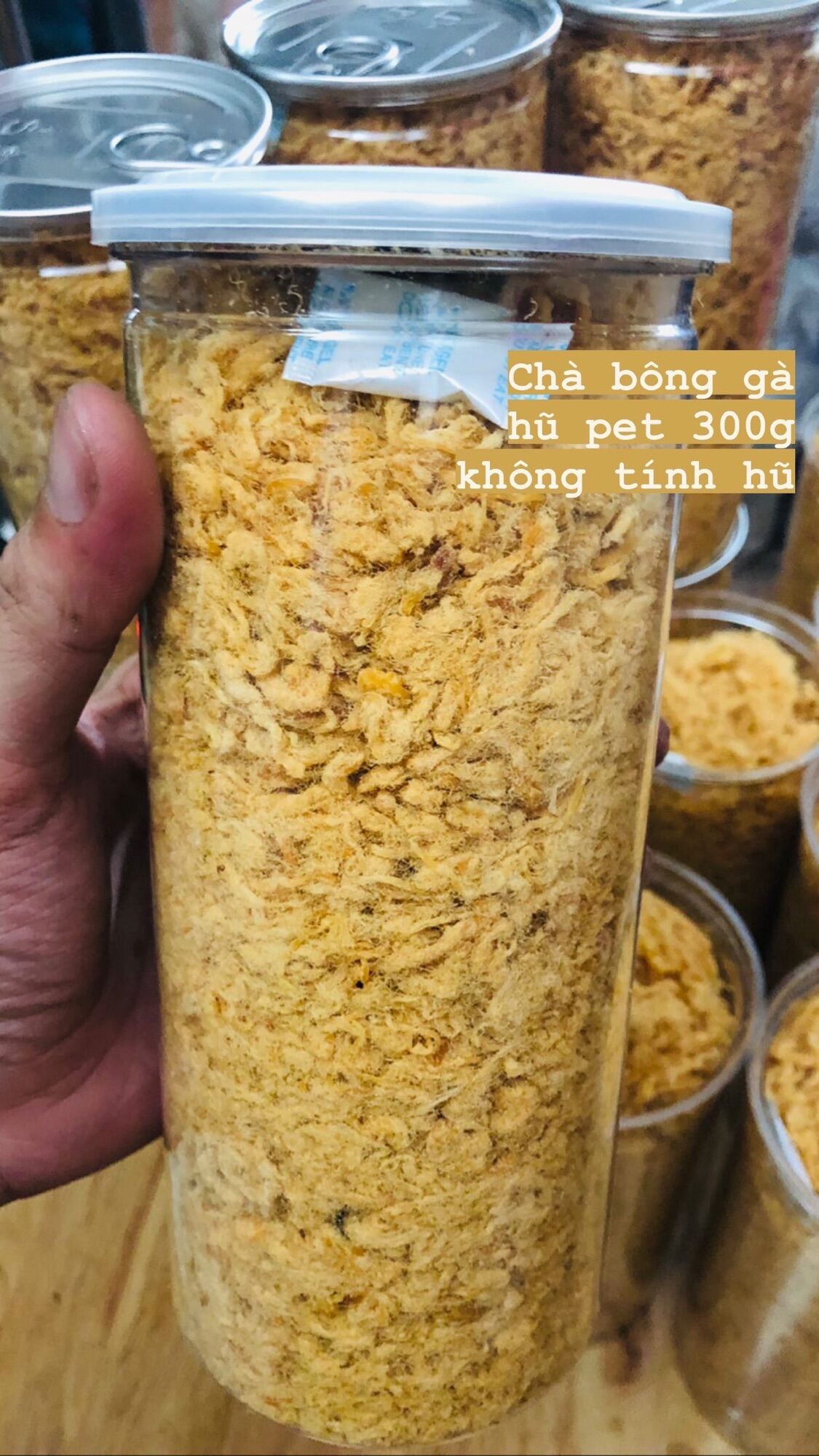 Chà Bông Gà Tơi Bông Nêm Vừa Ăn 100% Từ Thịt Gà