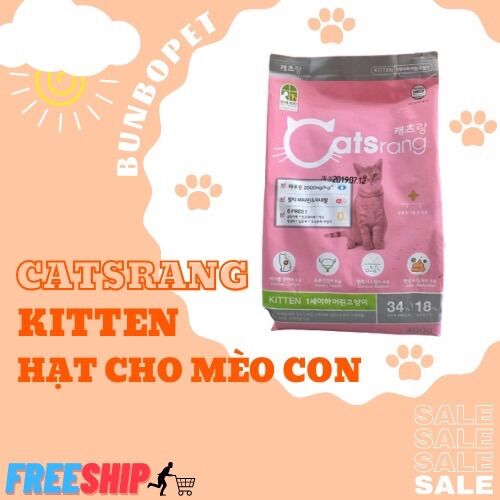 Catsrang Kitten gói 400g dành cho mèo con