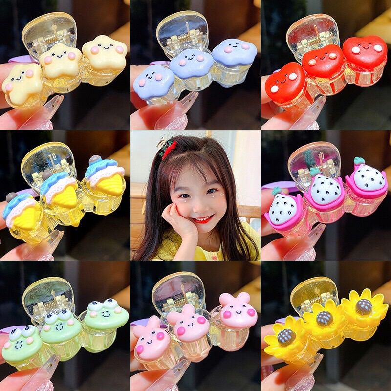 Bn accessories - hot kẹp gắp hoạ tiết siêu dễ thương - kẹp được nhiều tóc