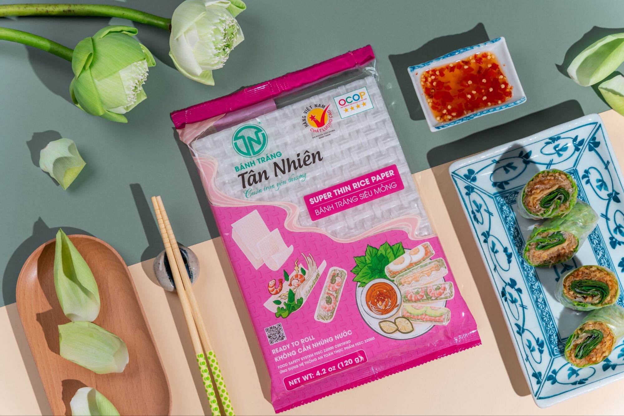 Bánh tráng siêu mỏng Tân Nhiên 120 gram