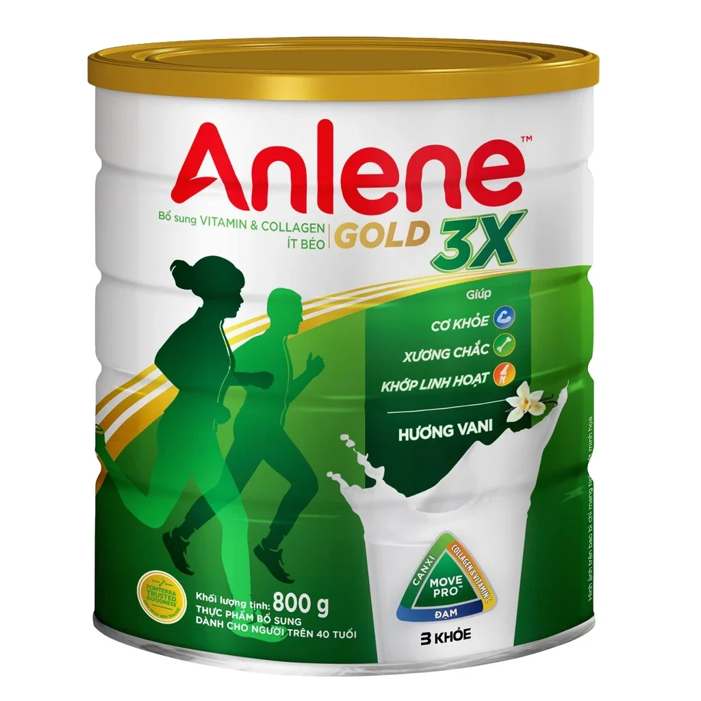 Sữa bột Anlen gold 3x 800g,1kg2