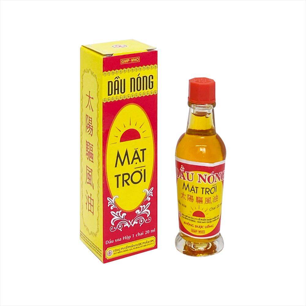 Dầu nóng mặt trời chai 20ml