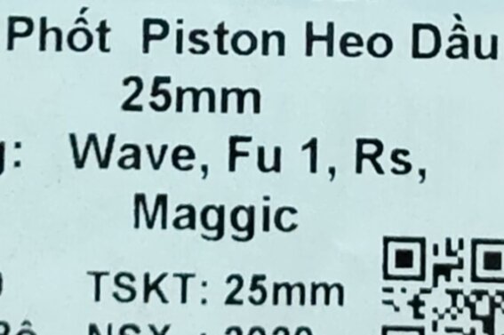 PHỐT HEO DẦU WAVE 25MM x 5 CÁI....