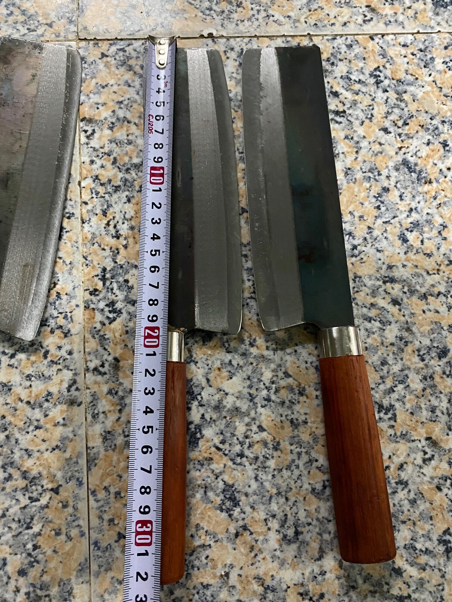 Dao sắt gọt lát thịt được làm bằng thép nhíp 100%
