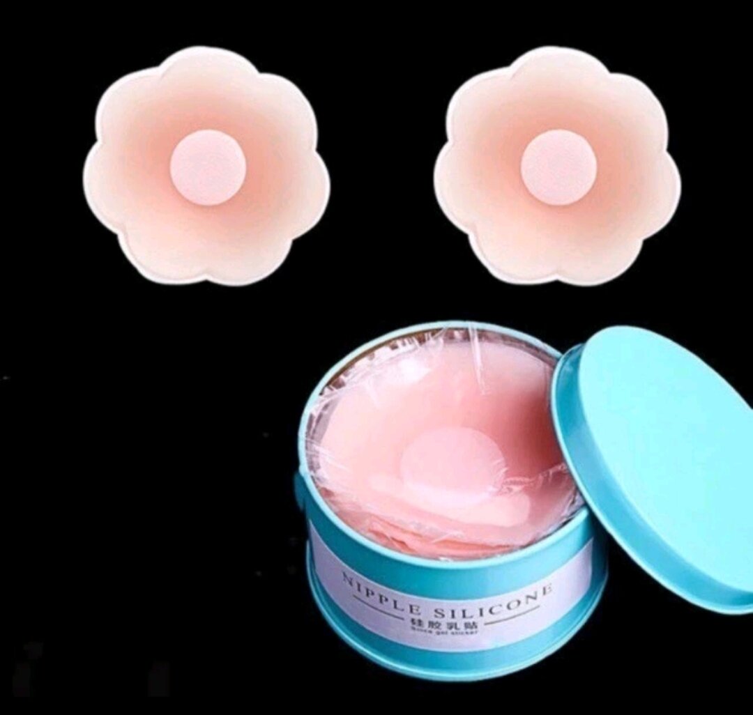 Hộp 10 Miếng ( 5 cặp) Dán Ngực Silicon - Dán Nhũ Hoa